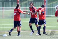 Fussball 1. Bundesliga : Training beim FC Bayern Muenchen