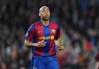 Fussball CHL  Halbfinale:  HENRY (FC Barcelona)