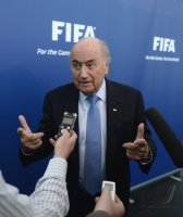 FIFA Round Table Discussion Palestine / Israel: FIFA Praesident Joseph S. Blatter (Schweiz)