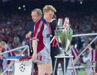 Fussball Champions League Finale 1999: Enttaeuschung   Stefan Effenberg (FC Bayern Muenchen)