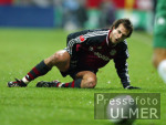 Fussball 1. Bundesliga: Bremen -Bayern, Zweikampf