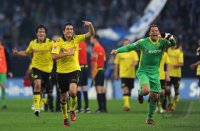 Fussball 1. Bundesliga : JUBEL Nuri Sahin, Torwart Roman Weidenfeller(v.li., Borussia Dortmund)
