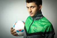 Fussball 1. Bundesliga, Saison 2011/2012: Matthias Zimmermann posiert im exklusiven Fotoshooting
