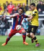 Fussball 1. Bundesliga Saison 14/15: FC Bayern Muenchen - Borussia Dortmund