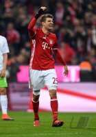 Fussball 1. Bundesliga Saison 16/17: FC Bayern Muenchen - VfL Wolfsburg