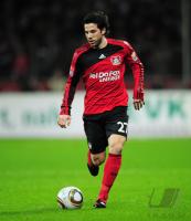 FUSSBALL, 1. BUNDESLIGA, 24. Spieltag: Leverkusen, CASTRO Einzelaktion