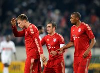 Fussball 1. Bundesliga : Holger Badstuber (FC Bayern Muenchen) und Philipp Lahm (FC Bayern Muenchen)