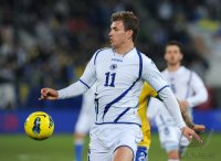 Fussball International  Testspiel:  Erdin Dzeko (Bosnien-Herzegowina)