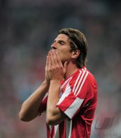 Fussball 1. Bundesliga  Saison 2010/2011: FC Bayern Muenchen - Werder Bremen