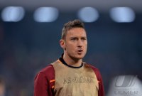 FUSSBALL Coppa Italia  2013/2014: Francesco Totti (AS Rom)