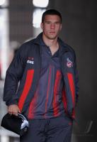 FUSSBALL  1. BUNDESLIGA  09/10   Podolski (1. FC Koeln)