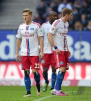Fussball, 1. Bundesliga  Saison 2014/2015: Hamburger SV - Borussia Moenchengladbach
