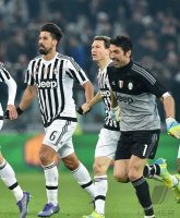 FUSSBALL SERIE A 2015/2016: JUBEL Torwart Gianluigi Buffon (Juventus Turin)