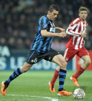 Fussball CHL  Saison 2010/2011:  Lucio (Inter Mailand)