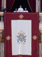 Rom;  Papst Franziskus I. spricht den Urbi Et Orbi Segen