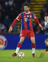 FUSSBALL 1. Bundesliga 2014/2015:  Xabi Alonso (FC Bayern Muenchen)