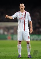 FUSSBALL INTERNATIONAL  CHL Viertelfinale 11/12: Zlatan Ibrahimovic (AC Mailand)