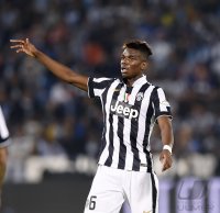Fussball Supercoppa Italia Finale 2014 in Doha: Paul Pogba (Juventus Turin)