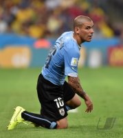 FUSSBALL WM 2014, Achtelfinale: Kolumbien - Uruguay