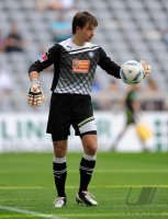 2. Fussball Bundesliga: Torwart Martin Maennel (FC Erzgebirge Aue)