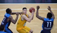 Basketball 1. Bundesliga 14/15 Hauptrunde: Walter Tigers Tuebingen - Crailsheim Merlins