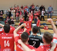 Volleyball 3. Liga Sued Maenner 2021/2022: Meisterjubel TV Rottenburg