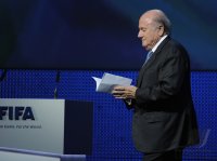 FUSSBALL INTERNATIONAL:   61. FIFA  Kongress in Zuerich 2011 FIFA Praesident  Blatter (SUI)