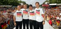 Fussball WM 2006: Empfang Deutsche Fussball Nationalmannschaft