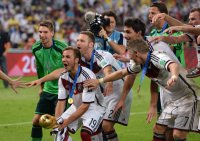 FUSSBALL WM 2014, FINALE: JUBEL Deutschland