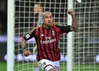 Fussball International Serie A 13/14: JUBEL Nigel De Jong (AC Mailand)