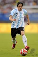 FUSSBALL  Olympia 2008  Peking  Vorrunde Argentinien - Australien