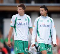 Fussball 1. Bundesliga   SV Werder Bremen: PROEDL und HARNIK