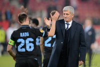 Fussball Europa League Saison 2012/2013: JUBEL Trainer Vladimir Petkovic (Lazio Rom)