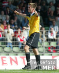 Fussball 2. Bundesliga: Oberhausen - Reutlingen, Zweikampf