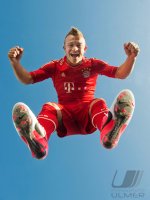 FUSSBALL Fotoshooting Xherdan Shaqiri (FC Bayern Muenchen)