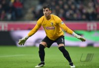 Fussball 1. Bundesliga Saison 14/15: Torwart Roman Buerki (SC Freiburg)