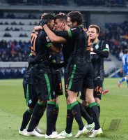 Fussball  1. Bundesliga  14/15: JUBEL Franco Di Santo (SV Werder Bremen)