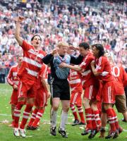 Fussball 1. Bundesliga  2007/2008  Meister FC Bayern Muenchen