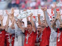 Fussball 1. Bundesliga Saison 17/18: Meister FC Bayern Muenchen