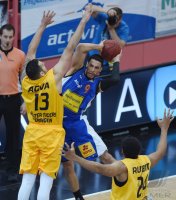 Basketball 1. Bundesliga 14/15 Hauptrunde:  Walter Tigers Tuebingen - Mitteldeutscher BC