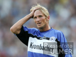 Fussball 1. Bundesliga: Bielefeld, DAMMEIER gestik enttaeuscht