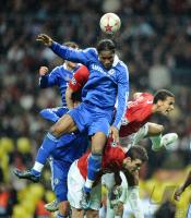 Fussball CHL  FINALE 2008 Manchester United  FC  -  FC Chelsea London 