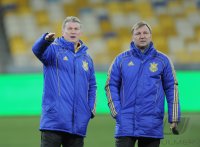 Fussball Trainer Oleg Blochin (Ukraine)