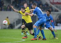 FUSSBALL1. Bundesliga  Saison 2012/2013: TSG 1899 Hoffenheim - Borussia Dortmund