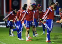 Fussball 1. Bundesliga Saison 14/15: Training FC Bayern Muenchen