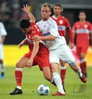 Fussball 1. Bundesliga: T Home Cup , Schalke 04 - VfB Stuttgart