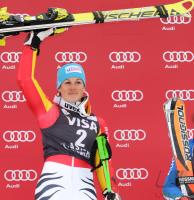 SKI Weltcup Damen  Aspen;  SIEGERIN Kathrin Hoelzl (GER)