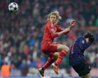 FUSSBALL INTERNATIONAL CHL ACHTELFINALE 12/13: FC Bayern Muenchen - FC Arsenal London