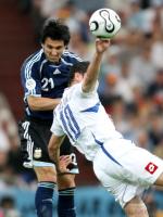 Fussball WM 2006: Argentinien - Serbien Montenegro