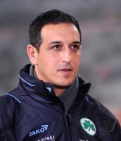 Fussball DFB Pokal : Manager Rachid Azzouzi (Fuerth)